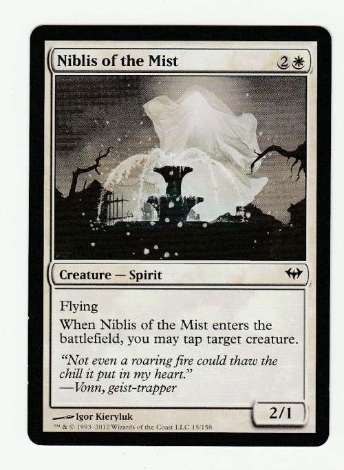 Magic the Gathering 1993-2012 (NM) - Niblis of the Mist - Dark Ascension
