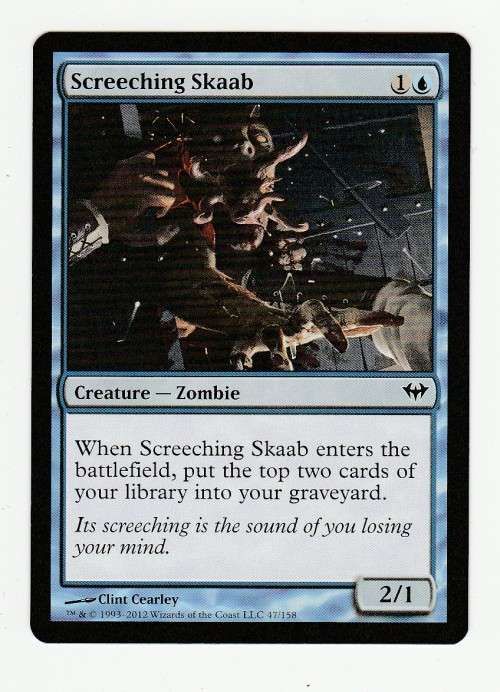 Magic the Gathering 1993-2012 (NM) - Screeching Skaab - Dark Ascension