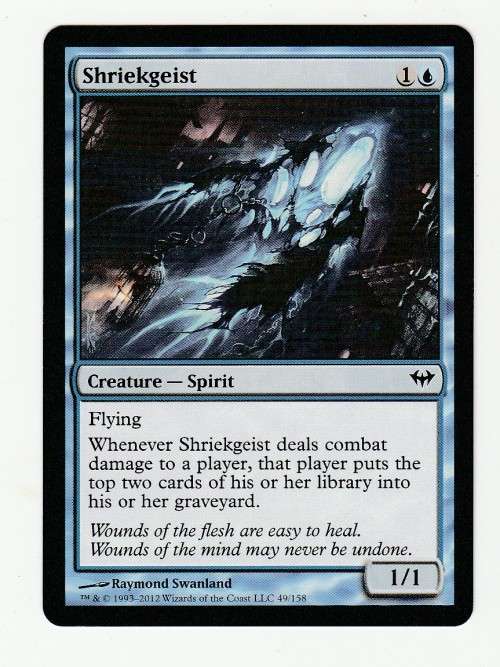 Magic the Gathering 1993-2012 (NM) - Shriekgeist - Dark Ascension