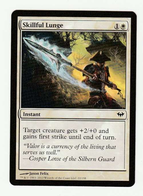 Magic the Gathering 1993-2012 (NM) - Skillful Lunge - Dark Ascension