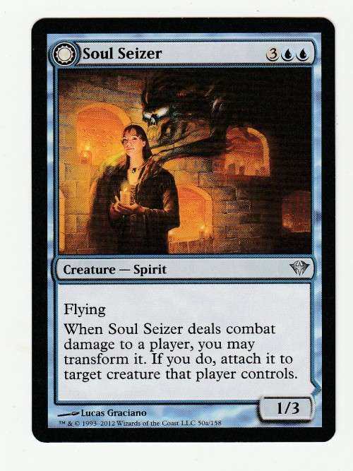 Magic the Gathering 1993-2012 (NM) - Soul Seizer/Ghastly Haunting - Uncommon - Dark Ascension