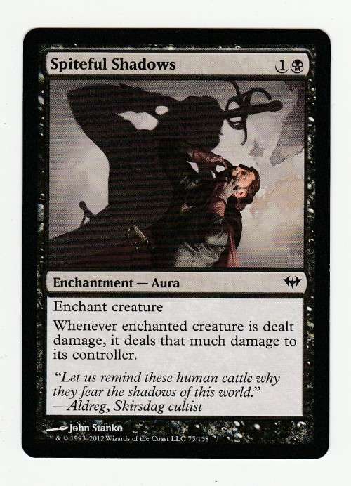 Magic the Gathering 1993-2012 (NM) - Spiteful Shadows - Dark Ascension