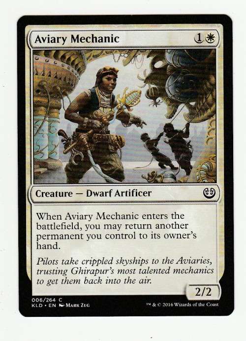Magic the Gathering 2016 -  Aviary Mechanic - Kaladesh