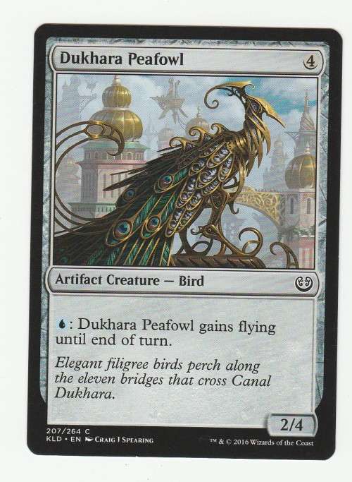 Magic the Gathering 2016 - Dukhara Peafowl - Kaladesh