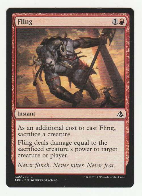 Magic the Gathering 2017 (NM) - Fling - Amonkhet