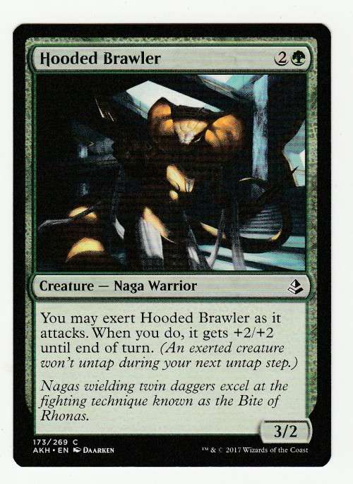 Magic the Gathering 2017 (NM) - Hooded Brawler - Amonkhet