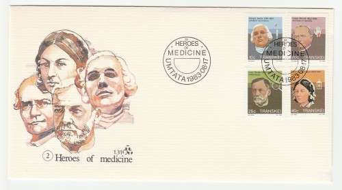 1983 Transkei Heroes of Medicine 2 FDC 1.31