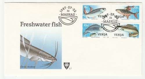 1987 Venda Freshwater Fish FDC 2.7