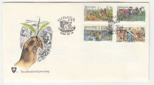 1980 Venda Tea Cultivation FDC 1.3 & Collectors Sheet 1.3a