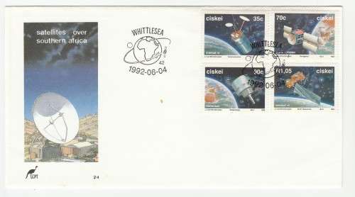 1992 Ciskei Satelites over Southern Africa FDC 2.4
