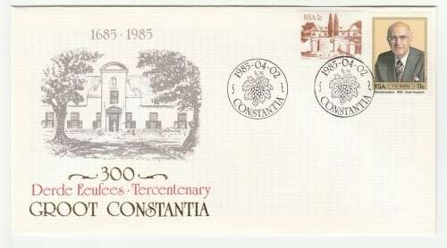 1985 RSA 300 Groot Constantia Commemorative Cover