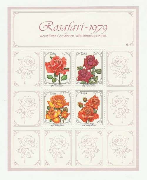 1976 RSA Rosafari 1979 Mini Sheet