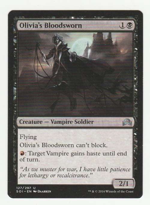 Magic the Gathering 2016 (NM) - Olivia`s Bloodsworn - Uncommon - Innistrad