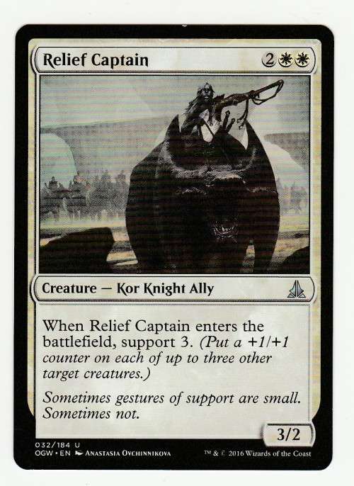 Magic the Gathering 2016 (NM) - Relief Captain - Uncommon - Oath of the Gatewatch