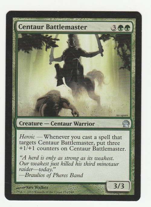 Magic the Gathering 2013 (NM) - Centaur Battlemaster - Uncommon - Theros
