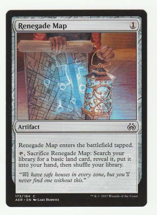 Magic the Gathering 2017 (NM) - Renegade Map - Common - Aether Revolt