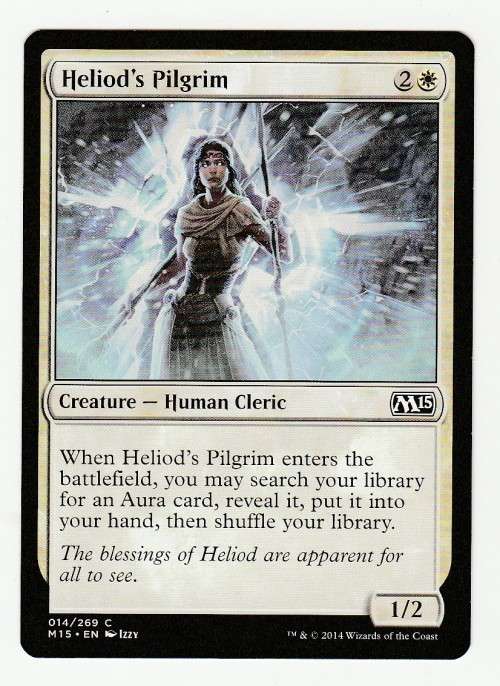 Magic the Gathering 2014 (NM) - Heliod`s Pilgrim - Common - Magic 2015