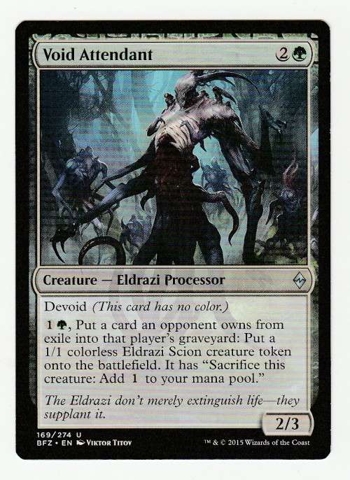 Magic the Gathering 2015 (NM) - Void Attendant - Uncommon - Battle of Zendikar