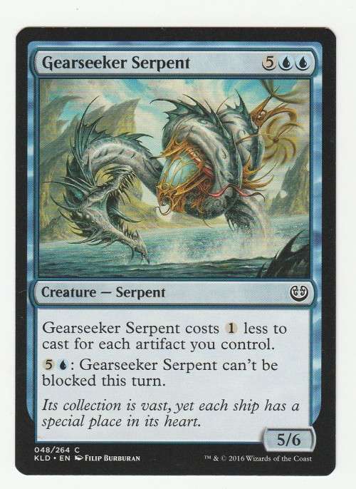 Magic the Gathering 2016 (NM) - Gearseeker Serpent - Common - Kaladesh