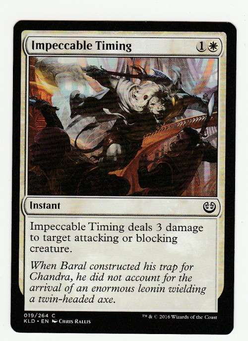 Magic the Gathering 2016 (NM) - Impeccable Timing - Common - Kaladesh