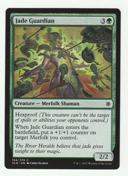 Magic the Gathering 2017 (NM) - Jade Gaurdian - Common - Ixalan