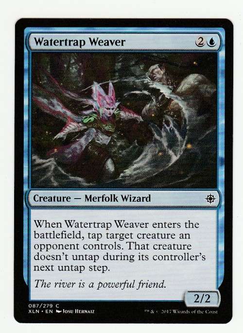 Magic the Gathering 2017 (NM) - Watertrap Weaver - Common - Ixalan