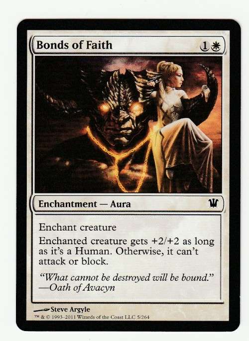 Magic the Gathering 1993 - 2011 (NM) - Bonds of Faith - Common - Innistrad