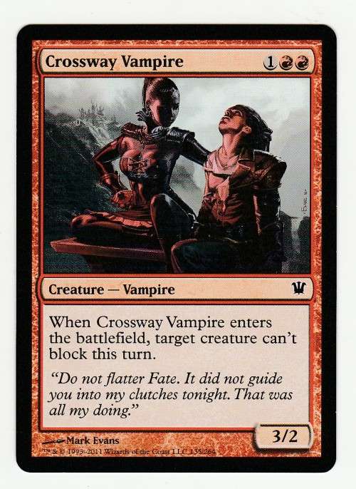 Magic the Gathering 1993 - 2011 (NM) - Crossway Vampire - Common - Innistrad