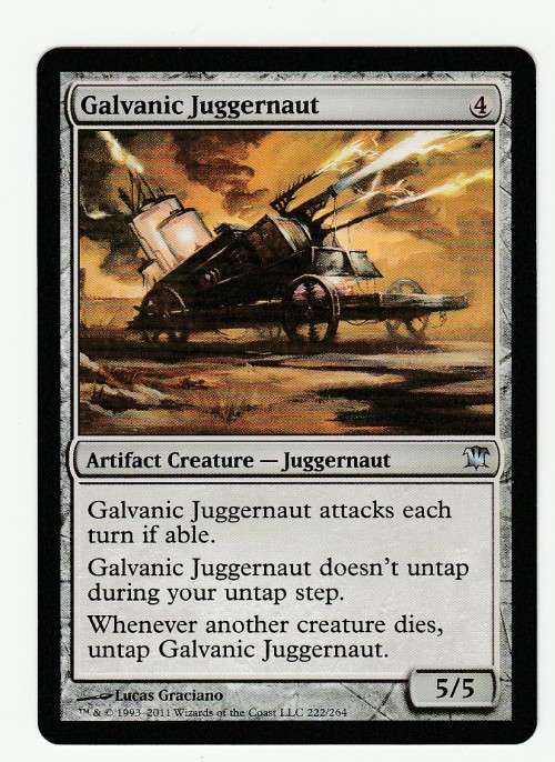 Magic the Gathering 1993 - 2011 (NM) - Galvanic Juggernaut - Uncommon - Innistrad