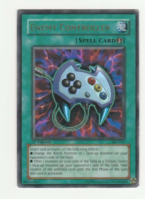 Yu-Gi-Oh! - Enemy Controller - Ancient Sanctuary - First Edition - (AST-037) HOLO - Ultra Rare