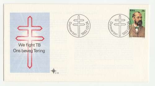 1982 RSA The Battle against Tuberculosis FDC 3.35