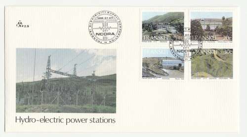1986 Transkei Hydro-Electric Power Stations FDC 2.9