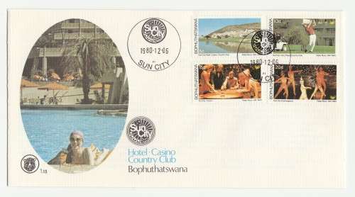 1980 Bophuthatswana Sun City Pleasure Paradise & Pilanesberg National Park FDC 1.15