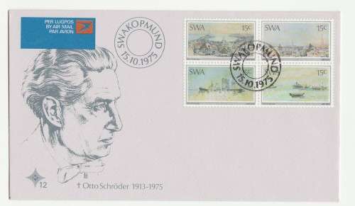 1975 South-West Africa Otto Schröder FDC 12