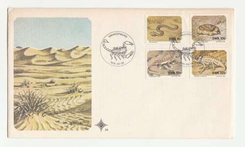 1978 South-West Africa Desert Animals FDC 22