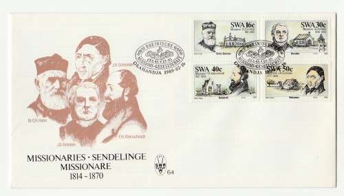 1989 South-West Africa Missionaries FDC 64