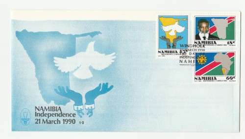 1990 Namibia Independence Day FDC 1.0