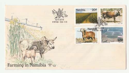 1990 Namibia Farming in Namibia FDC 1.3