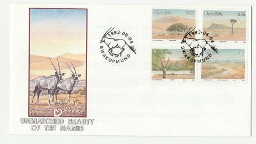 1993 Namibia Unmatched Beauty of the Namib FDC 1.15