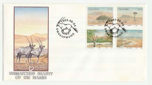 1993 Namibia Unmatched Beauty of the Namib FDC 1.15