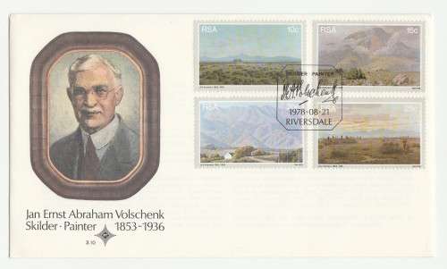 1978 RSA J.E.A Volschenk FDC 3.10