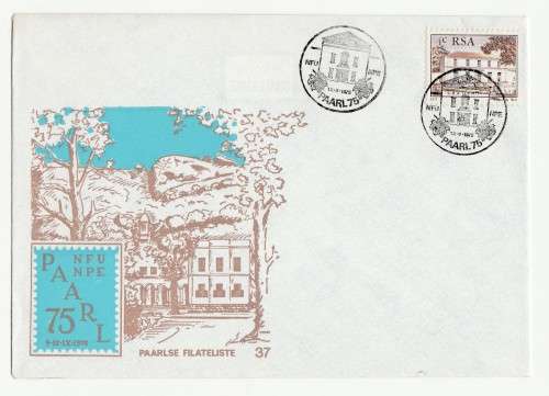 1975 RSA Paarl 75 NFU/NPE Commemorative Cover