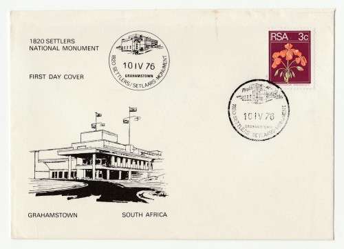 1976 RSA 1820 Settlers national Monument FDC & Postcard Set