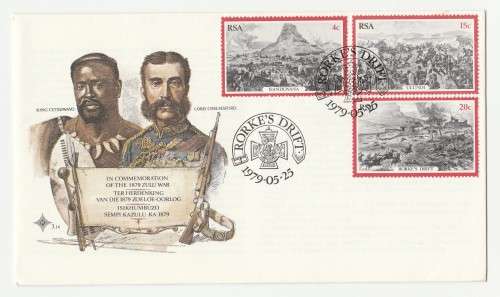 1979 RSA The Zulu War FDC 3.14 & S3 Set