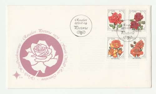 1979 RSA Fourth World Rose Convention FDC 3.18 & FDC S4 Set