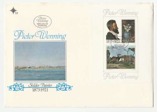 1980 RSA Pieter Wenning FDC 3.21 & S5 Tribute
