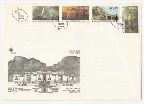 1980 RSA The South African National Gallery FDC 3.25 & S6 Set