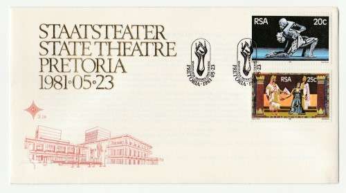 1981 RSA State Theatre FDC 3.28, Mini Sheet & FDC S7 Set