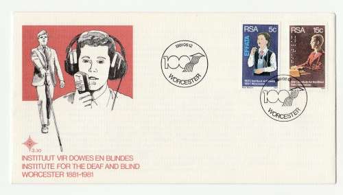 1981 RSA The Institute for the Deaf and Blind FDC 3.30
