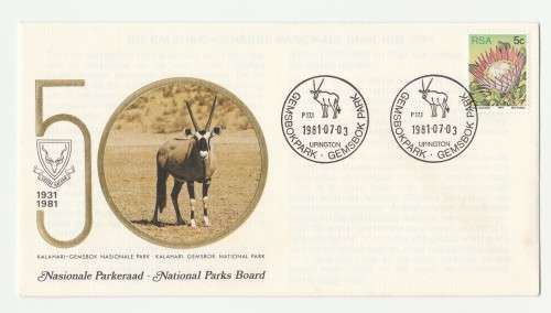 1981 RSA 50 Years - National Parks Board Commemorative Cover Set